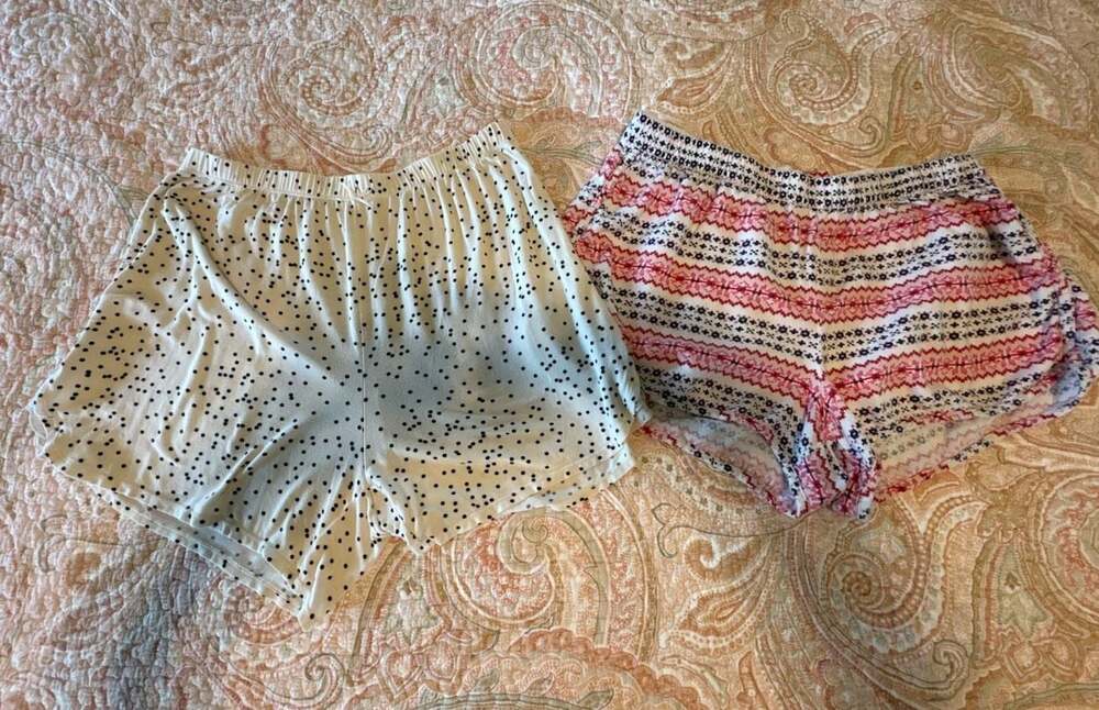 GapBody & Adore Me Sleep Shorts Set of 2,  Polka Dot & Fair Isle, large